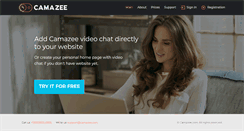 Desktop Screenshot of camazee.com